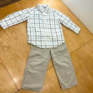 Children’s place 3 t Button down dress shirt‎ and 3t pants included